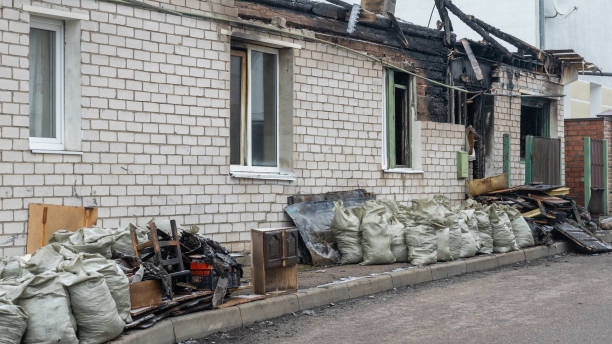Professional Fire Damage Removal technician working in Shakopee, MN